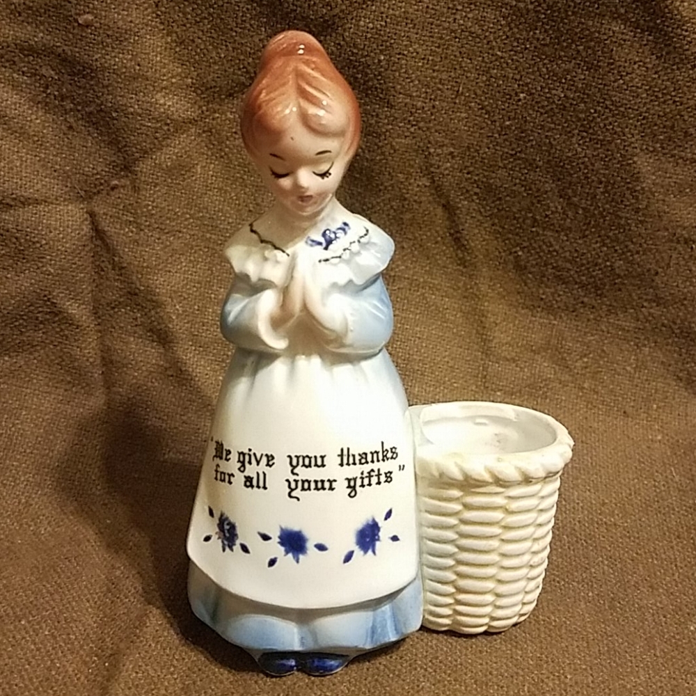 Vintage Ceramic Toothpick Holder